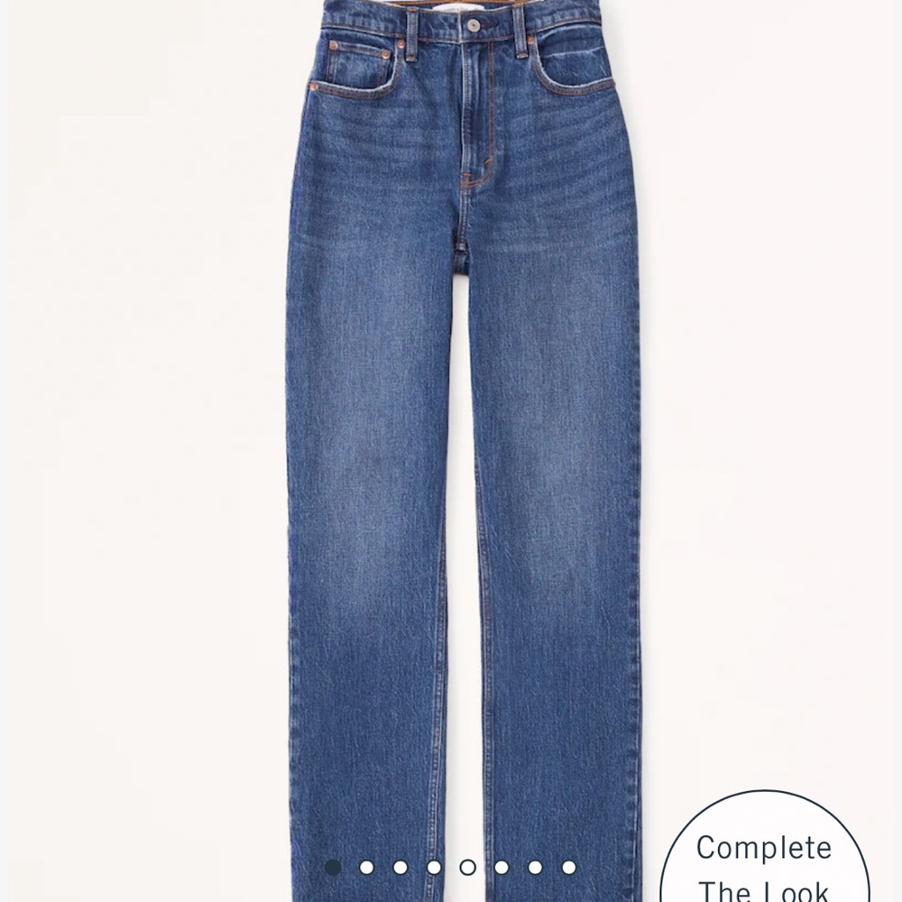 Abercrombie 90s ultra high rise straight Jean